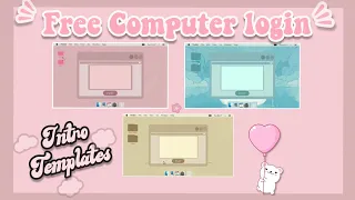 Free cute computer login intro templates (No credit needed)