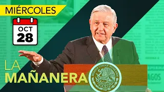 La conferencia de AMLO 28 de octubre | En vivo