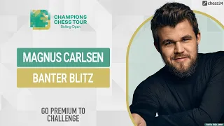 Banter Blitz with World Chess Champion Magnus Carlsen