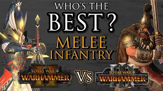 Who's the BEST Melee Infantry? WH2 vs WH3 - Warhammer 3