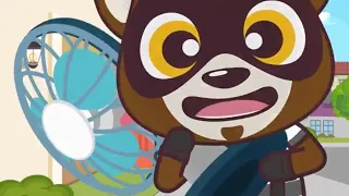 Raccoon IS A Power Thief | Talking Tom Heroes | Video for kids | WildBrain Superheroes