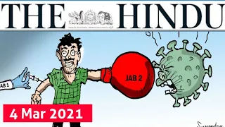 4 March 2021 | The Hindu Newspaper Analysis | Current Affairs 2021 #UPSC #IAS Editorial Analysis