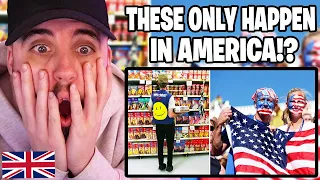 Brit Reacts to 22 THINGS ONLY AMERICANS DO