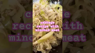 Eazy to cook #cabbagerecipewithminchedmeat #yummy #healthyfood  #asmr #lifeinjapan  # vegetables