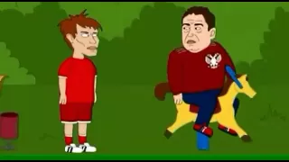 Прикол Российской сборной по футболу. Попробуй не засмеяться.