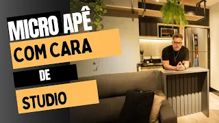 Super Micro Apê com cara de Studio - Arquiteto Glaucio