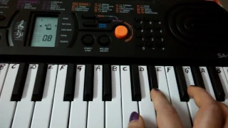 Justin Beiber - Let me love you on Keyboard - Piano - Casio​ - tutorials