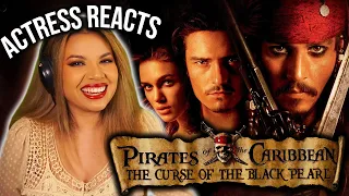 ACTRESS REACTS to PIRATES OF THE CARIBBEAN: THE CURSE OF THE BLACK PEARL (2003) FIRST TIME WATCHING