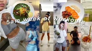 MY 5AM weekly fitness routine + what I eat