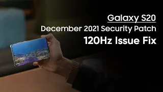 New Galaxy S20 One UI 4 Beta Update | December 2021 Security | Android 12 | India