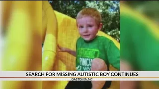 Search for missing autistic boy continues in NC