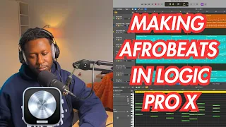 How To Make AfroBeats in LOGIC PRO X | Burna boy ft. Oxlade (Prod. By Aleko).