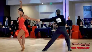 Open Professional International Latin - Final Presentation I Atlanta Open Dancesport 2021