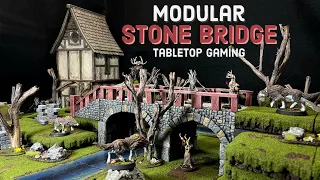 Stone Bridge for Tabletop Gaming -  D&D Terrain