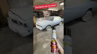 HOW TO SPRAY PAINT YOUR CAR IN UNDER 10 SECONDS! TURBO CAN PAINTJOB ON MY LOWRIDER! CHEAP BUDGET JOB