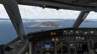 Landing in Marseille Provence Airport | LFML | Zibo Mod | X-Plane 12