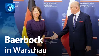 Bundesaußenministerin Baerbock besucht ihren polnischen Amtskollegen Rau