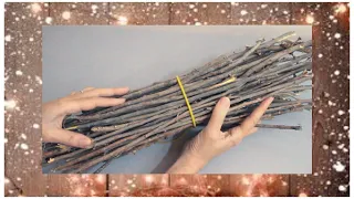 3 IDEAS DE DECORACIÓN NAVIDEÑA CON RAMAS SECAS 🎄 RECICLAJE 😍 MANUALIDADES FÁCILES 🌟DECOUPAGE