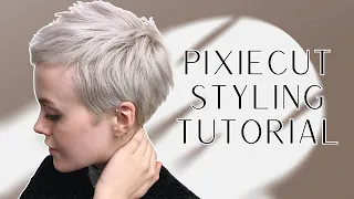 Messy Pixie Cut Hairstyle Tutorial