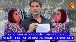 ¡Aguas, Xóchitl! Verástegui se registra como candidato independiente