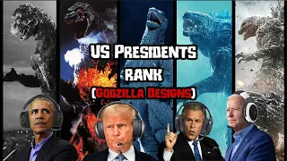 US Presidents rank Godzilla Designs (Part 1)