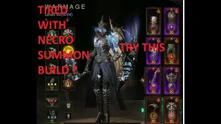 Diablo Immortal Necromancer PvE , Dungeon , Raid without boring summon build