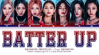 BABYMONSTER (베이비몬스터) - BATTER UP (7 ver.) | Color Coded Lyrics + Line Distribution