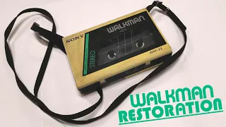 broken SONY WALKMAN WM-22 | Restoration & Repair