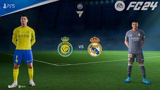 FC 24 - Al Nassr Vs Real Madrid - Ft. Mbappe,Ronaldo | Club Friendly | PS5™ [4K60]