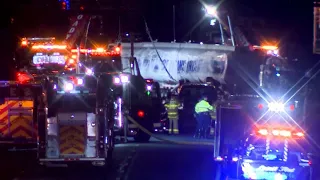 Route 3 stretch could remain closed through night after tanker crash