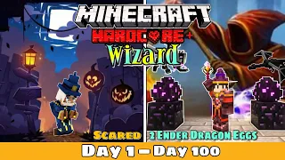 I Survived 100 Days As A WIZARD In Magical World Of Minecraft Hardcore...Hindi Final Part