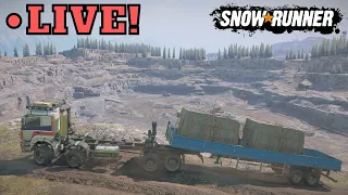 Zherbai Quarries Kazakhstan Season 13 Live Gameplay! New Region/Trucks/Cargo Latest SnowRunner