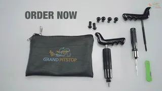 Mini Plug Puncture Repair Kit | GrandPitstop | How to repair puncture in less than a minute