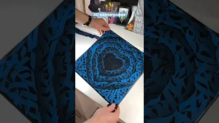 3D каллиграфия сердце! #calligraphy #art #graffiti #calligraffiti #lettering #каллиграфия #love