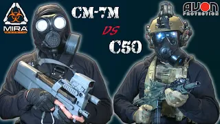Mira Safety CM-7M vs Avon C50 - Gas Mask Comparison