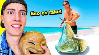 REACCIONANDO A 7 TIPS PARA SOBREVIVIR EN UNA ISLA DESIERTA!