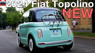 NEW 2024 Fiat Topolino electric - Overview REVIEW Driving, interior & exterior