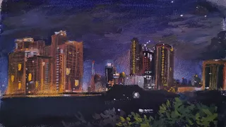 Painting a Night Cityscape