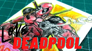 How to draw Deadpool step by step