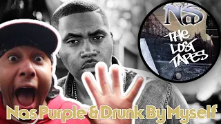 NAS PURPLE & DRUNK BY MYSELF REACTION!! 🎤 THIS IS STREET POETRY!! THE LOST TAPES!!💿
