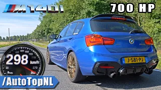 BMW M140i xDrive 700HP *INSANE* 0-298 ACCELERATION & POV on AUTOBAHN by AutoTopNL