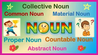 NOUN# Noun and its type#englishgrammar #englishlearning #Parts of speech for kids# learn easily