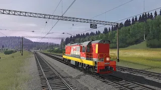 Trainz Railroad Simulator 2019 манёвры на станции Инзер