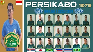 RESMI! Top Skuad Pemain PERSIKABO 1973 BRI Liga 1 2023-2024