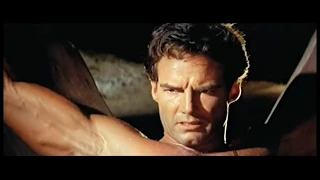 Steve Reeves on the cross...