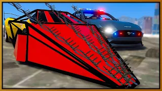 GTA 5 Roleplay - DEVEL 16 SPIKED FLIP CAR DESTROYS COPS | RedlineRP