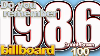 1986 billboard top 100 count down