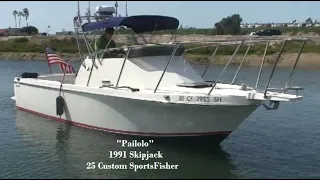 1991 Skipjack 25 Custom SportsFisher by South Mountain Yachts (949) 842-2344