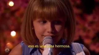 "Beautiful Thing"(Subtitulada al español) By Grace VanderWaal | America's Got Talent.