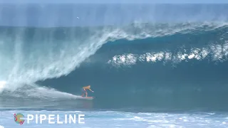 Second Reef Showing at Pipeline (Raw 4K)